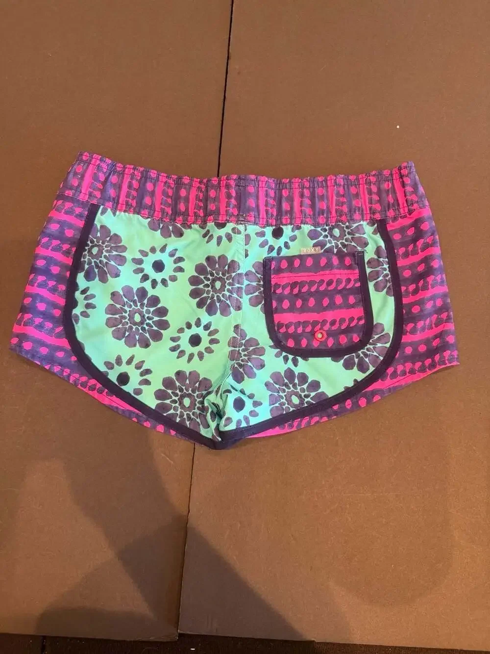 Roxy Girl's Batik Paradise Board Shorts Size 12/L